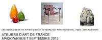 Le Salon Maison et Objet des Ateliers d'Art de France. Du 7 au 11 septembre 2012 à Villepinte. Seine-saint-denis. 